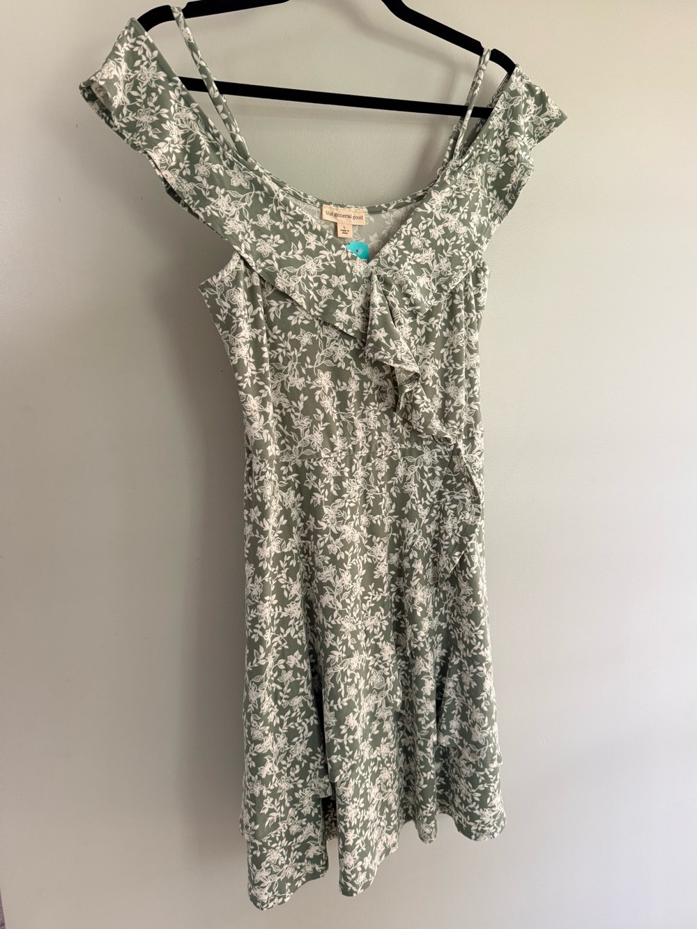 The General Good Floral Ruffle Mini Dress — Size L
